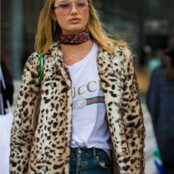 Zara Faux Fur Animal Print Coat (M) New w/out tags Season’s Must-have! - Picture 8 of 8